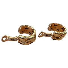 Chopard Boucles d'oreilles en or jaune 18 K Collection Casmir
