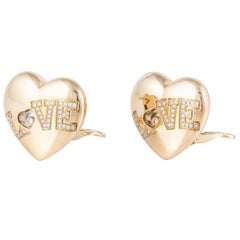 Nachlass Chopard Happy Diamonds Herzohrringe