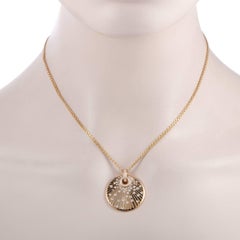 Chopard 18 Karat Rose Gold Diamond Pendant Necklace