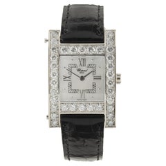 Die Uhr H aus 18 Karat Weißgold mit Diamanten von Chopard