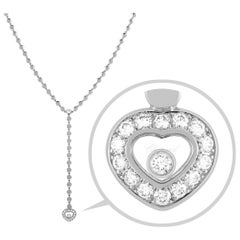 Chopard 18 Karat White Gold Diamond Necklace