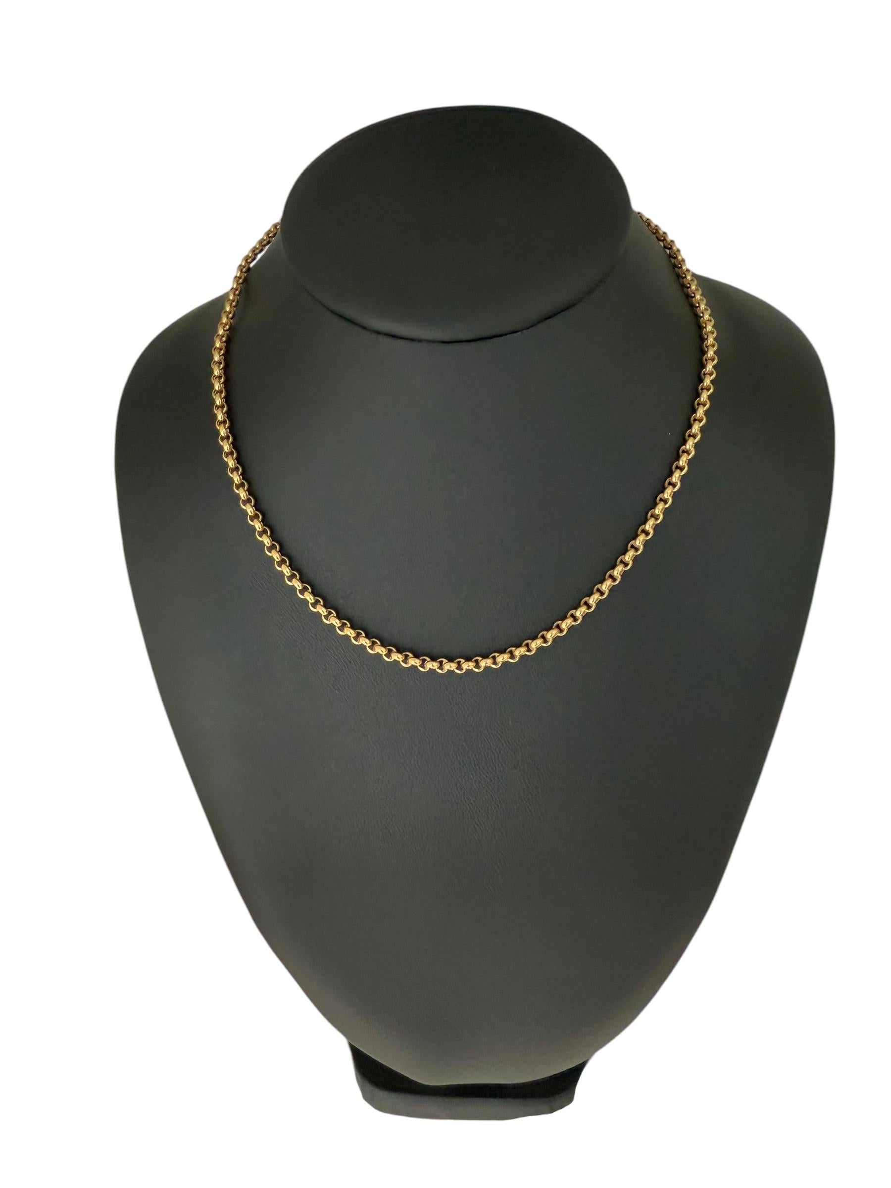 da uomo o donna Collana a catena Chopard in oro giallo 18 carati in vendita