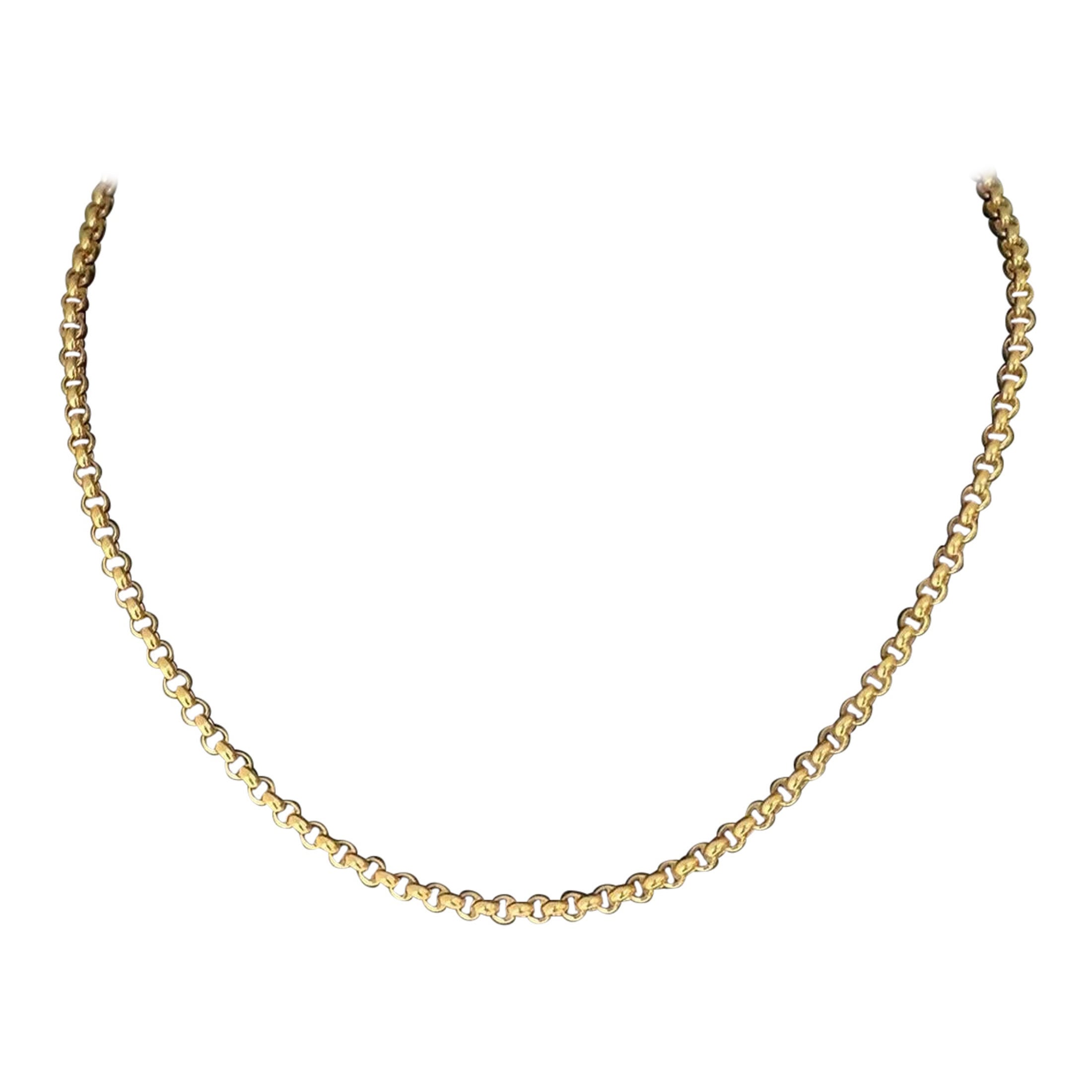 Collar de cadena Chopard de oro amarillo de 18 quilates
