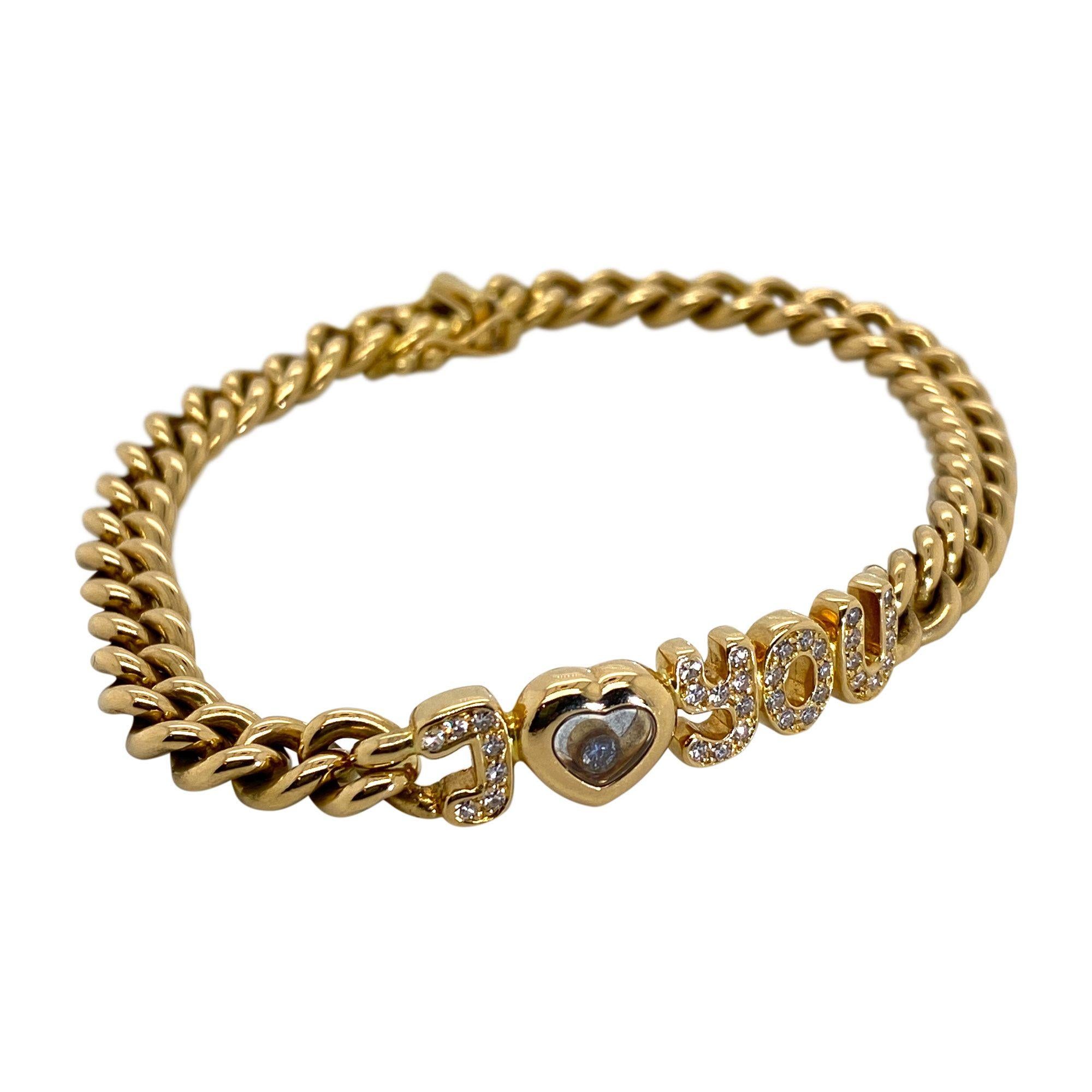 One of my favourite collections is the Chopard Happy Diamond range, it is quite mesmerizing watching the diamonds spin in all directions. This bracelet is part of that collection, which has been admired by jewellery lovers around the world. Imagine
