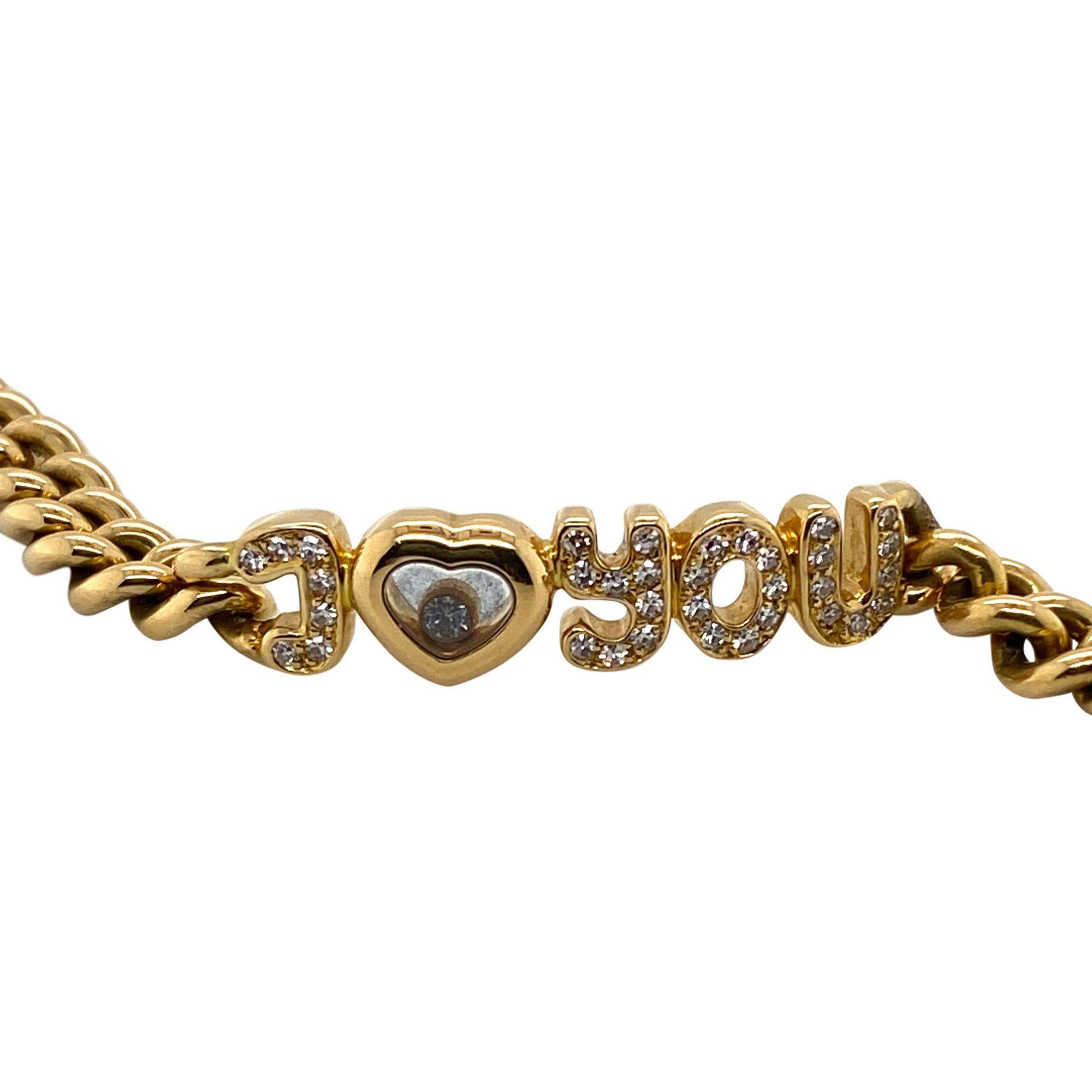 chopard happy diamond love bracelet