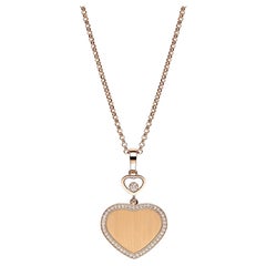 Chopard 18ct Gold Happy Hearts James Bond 007 Limited Edition Diamond Pendant
