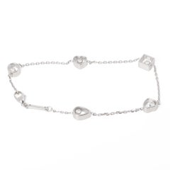 Chopard 18ct White Gold Happy Diamonds Bracelet
