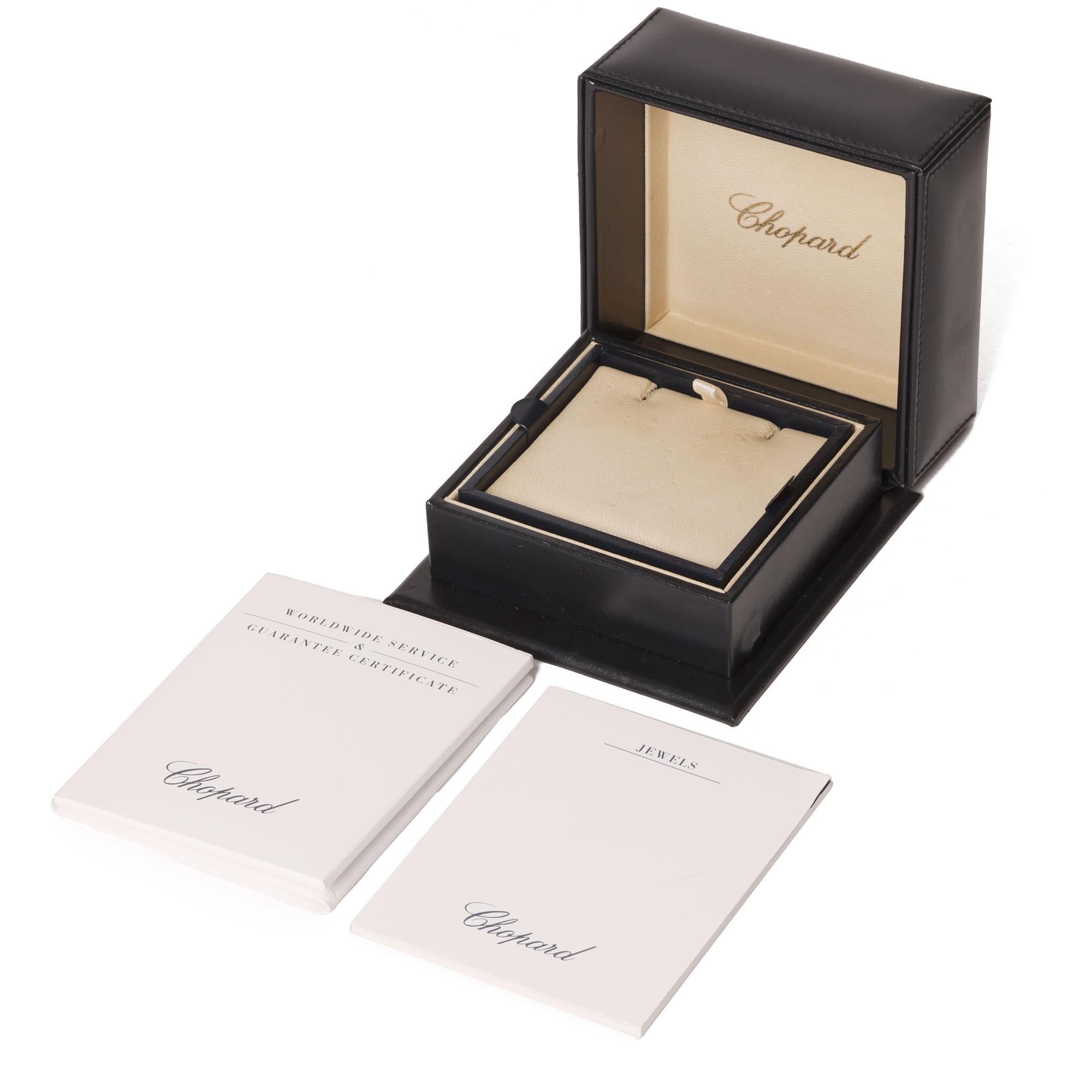 Chopard 18ct White Gold So Happy Crystal Pendant In Excellent Condition In Bishop's Stortford, Hertfordshire