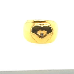 Chopard 18k Gold & Diamond Happy Heart Ring