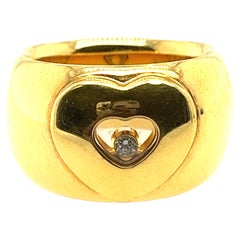 Chopard 18k Gold & Diamond Happy Heart Ring