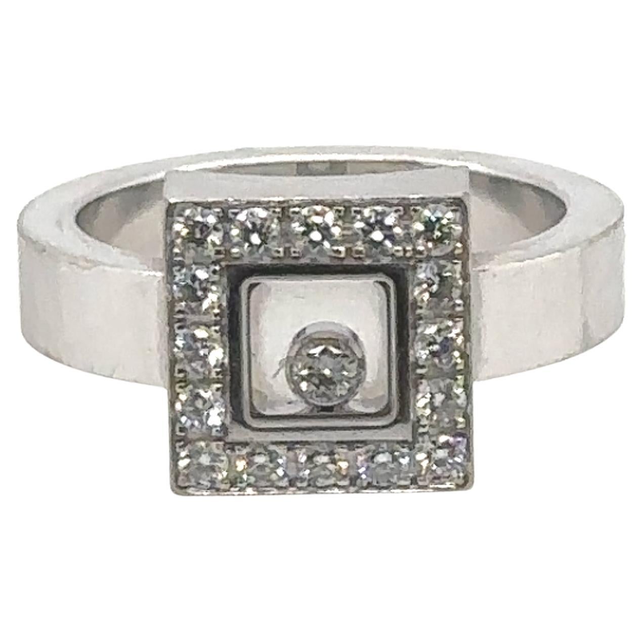 Chopard 18k Gold Happy Diamonds Ring