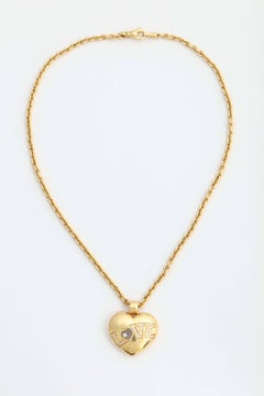 Chopard 18K Gold Love Necklace with Happy Diamonds