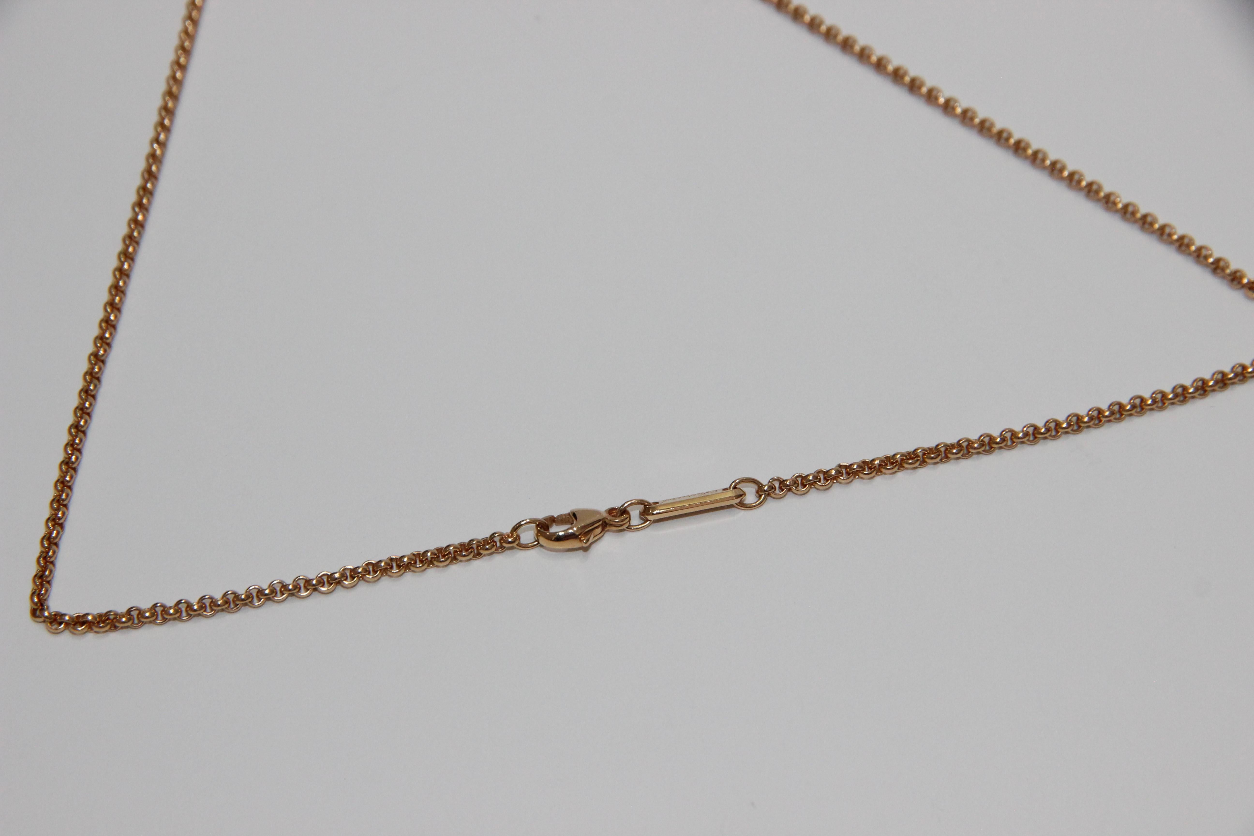 Chopard 18k Rose Gold  Chopardissimo Necklace                        1