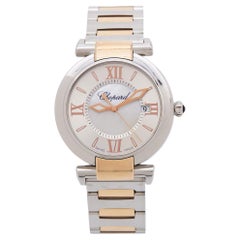 Chopard 18k Rose Gold Stainless Steel Imperiale Women's Wristwatch 36 mm