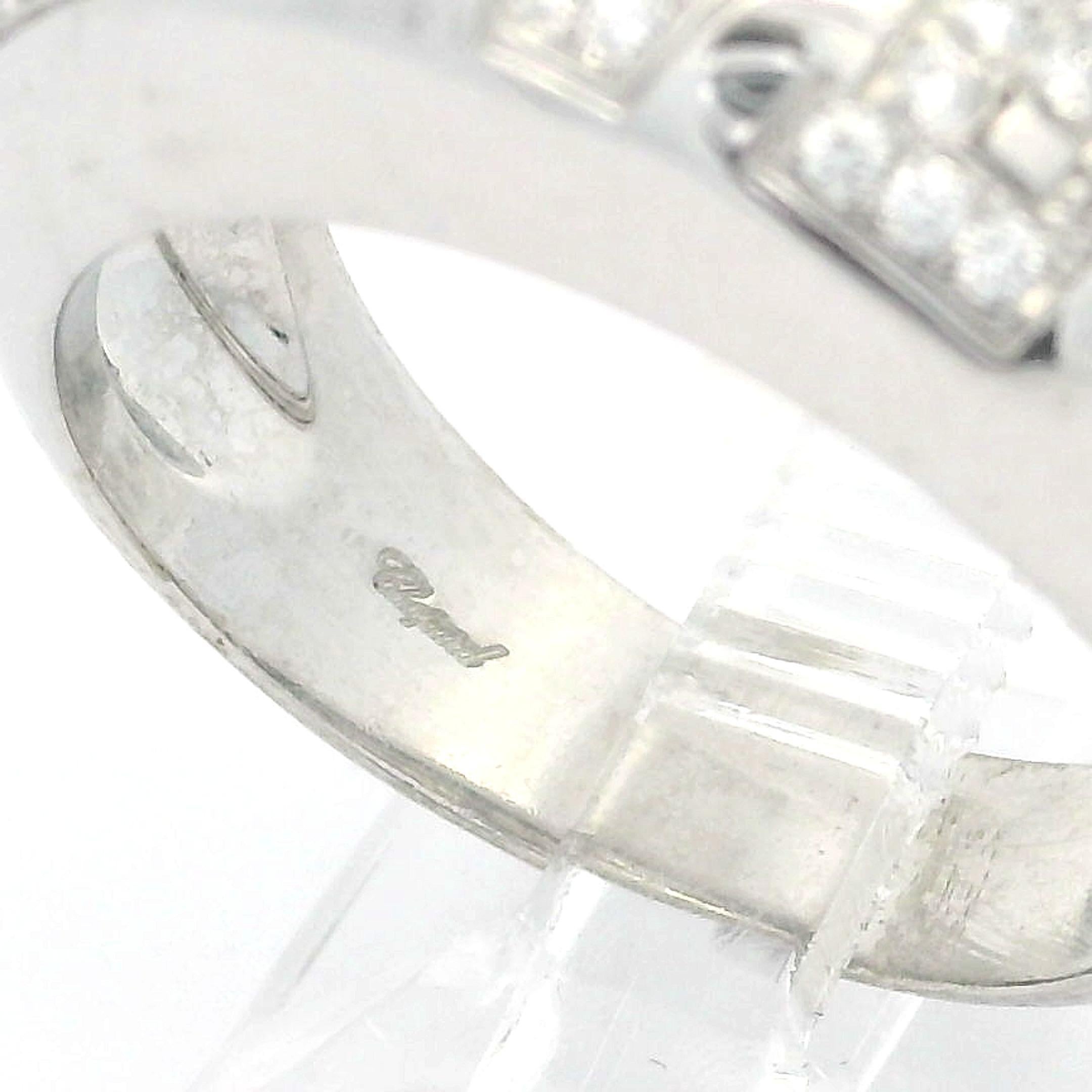 Chopard 18k Weißgold 0,29 Karat Diamant Love Happy Ring mit Box und Papieren 4