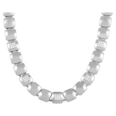 Chopard 18k White Gold 0.50 Ct Diamond Necklace