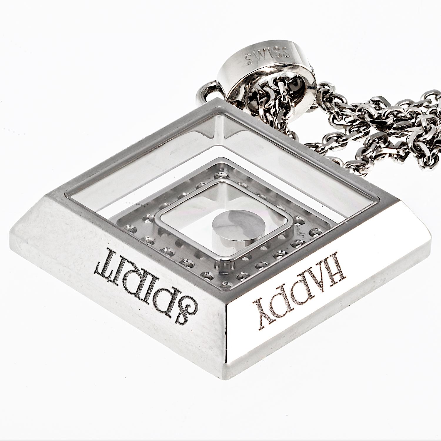Women's Chopard 18K White Gold 23 inches Chain For Sale