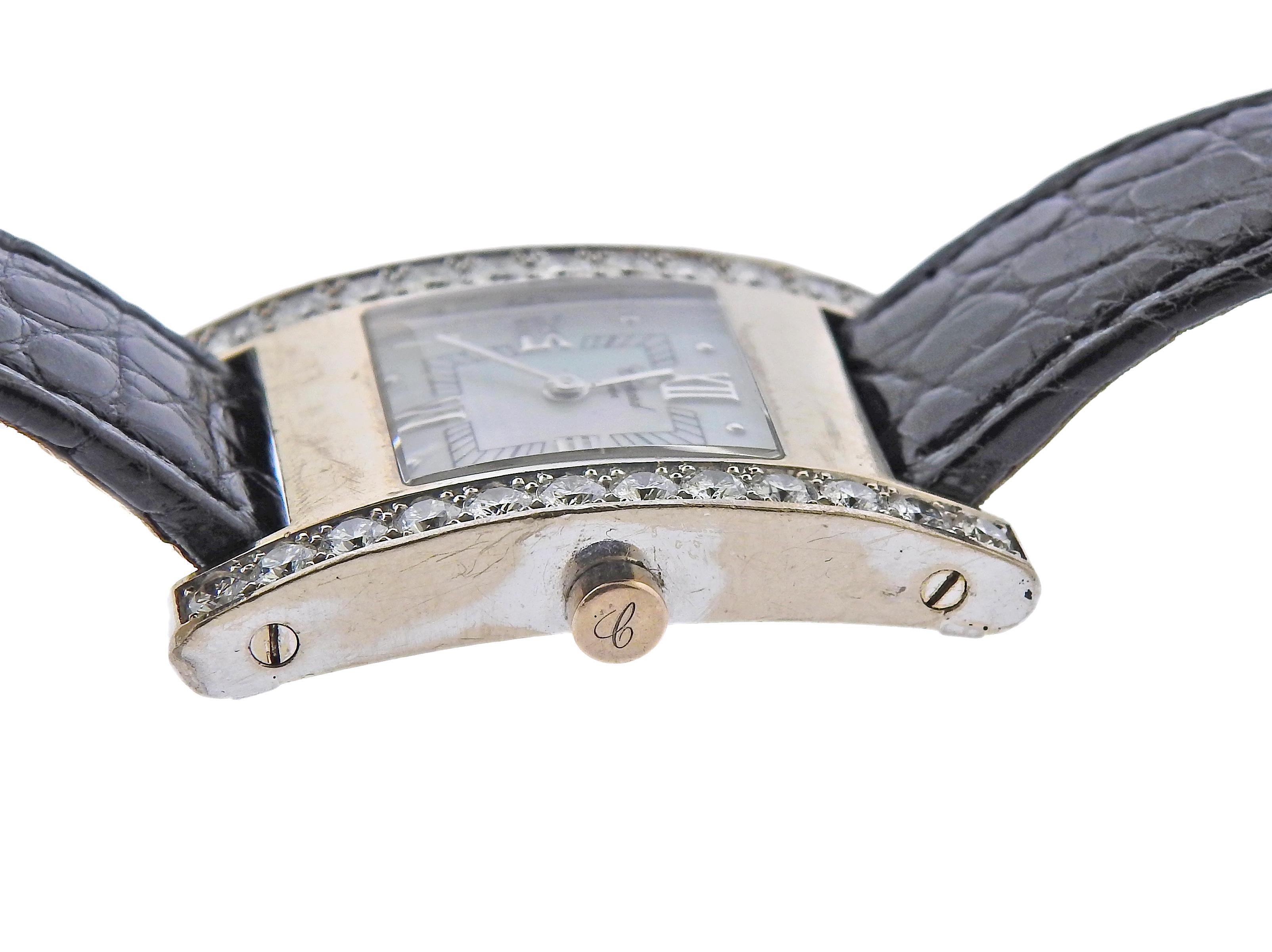 chopard mother of pearl watch