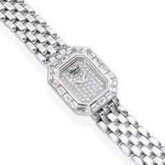 Chopard 18k White Gold Diamond Bezel and Dial Ladies Watch
