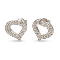 Chopard 18k White Gold Diamond Earrings