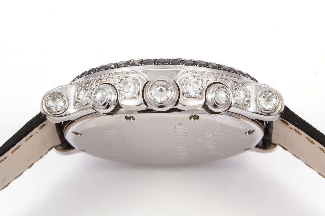Chopard 18 Karat White Gold and Diamond Happy Sport 28/3340-50 2