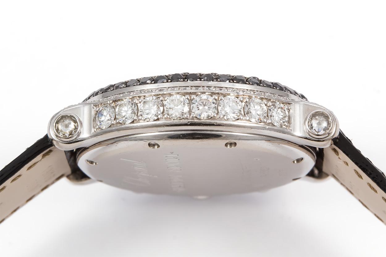 Chopard 18 Karat White Gold and Diamond Happy Sport 28/3340-50 3