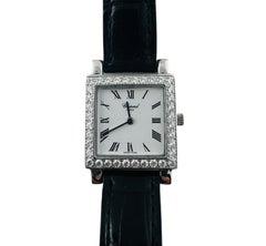 Chopard 18K White Gold Diamond Ladies Watch 426 1 #23249