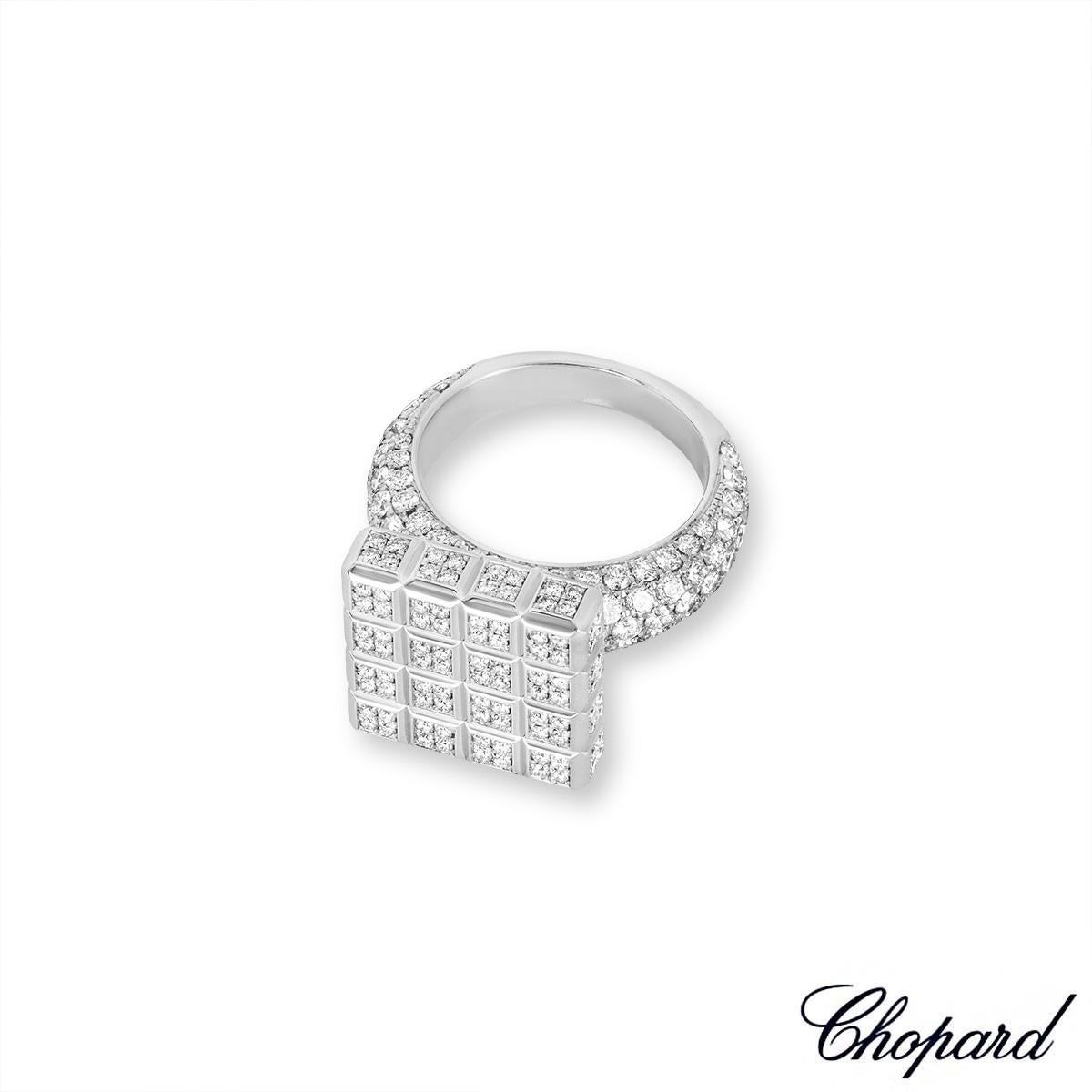 chopard ice cube diamond ring