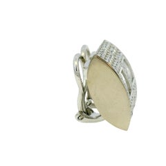 Chopard 18k White gold Happy Diamond Floating Clip On Earrings