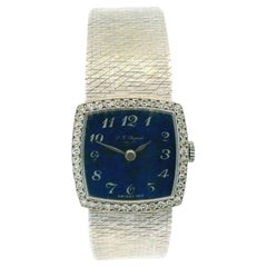 Chopard 18K White Gold Lapis Dial Mesh Bracelet Aubert Frères's S+F Singature
