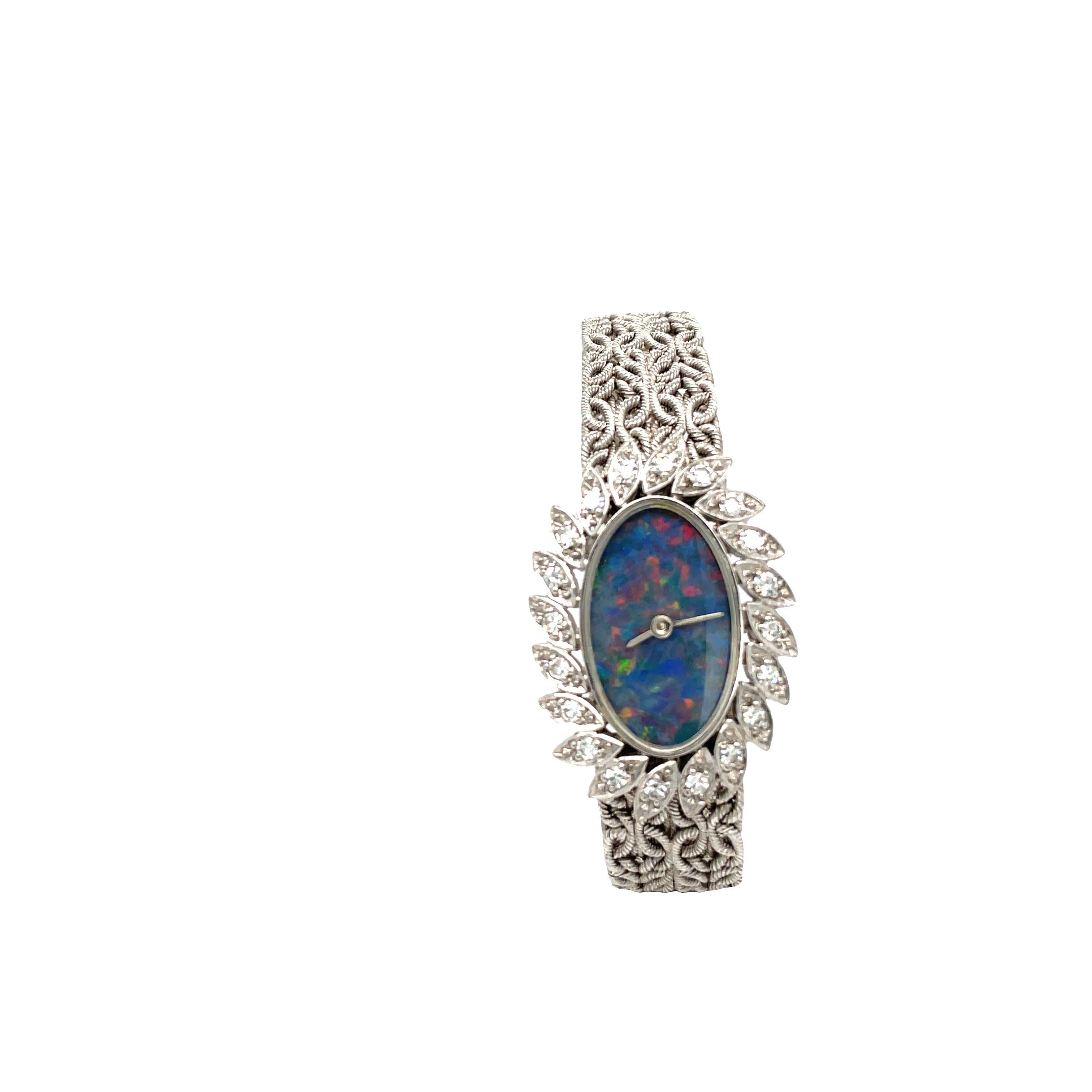 opal watch diamond