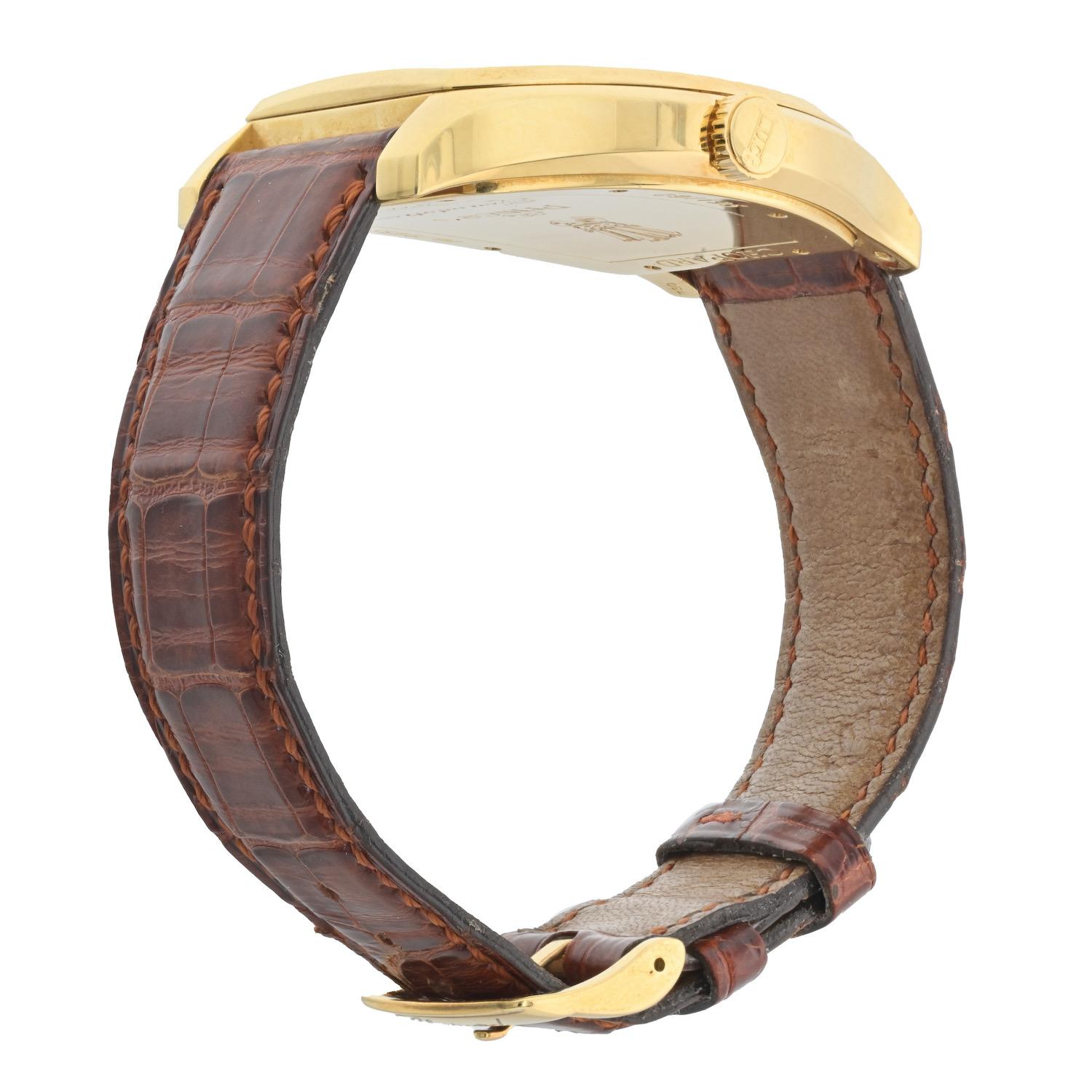 Chopard 18K Yellow Gold 16/2235 The Prince's Foundation Mens Watch In Excellent Condition In New York, NY