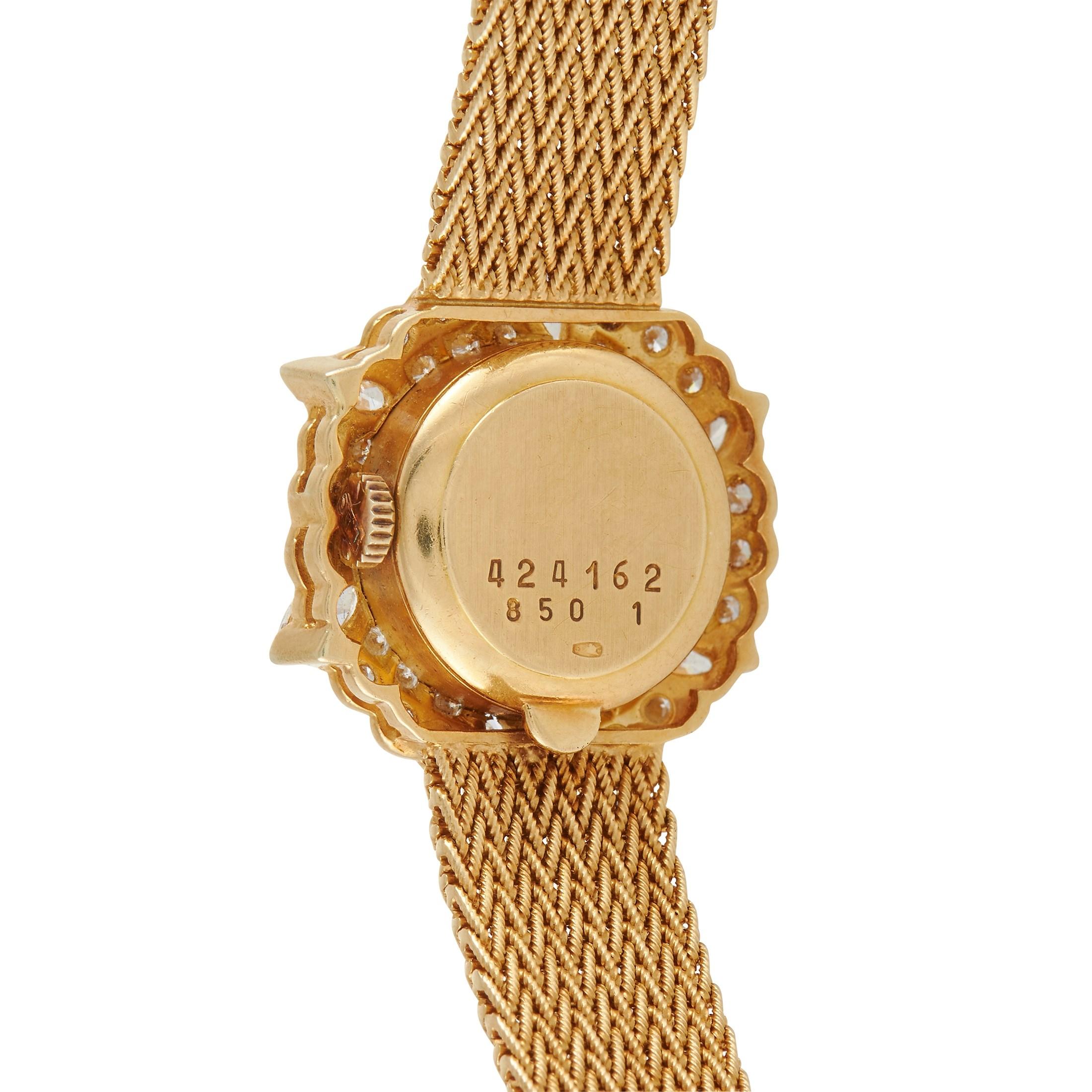 Mixed Cut Chopard 18K Yellow Gold 2.00 Ct Diamond Ladies Watch 424162