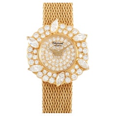 Chopard 18K Yellow Gold 2.00 Ct Diamond Ladies Watch 424162