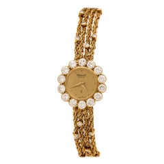Chopard 18K Yellow Gold Diamonds Classic 104038 Women's Wristwatch 19 mm