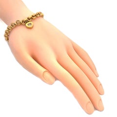 Chopard 18k Gelbgold Happy Diamond Herz-Charm-Armband