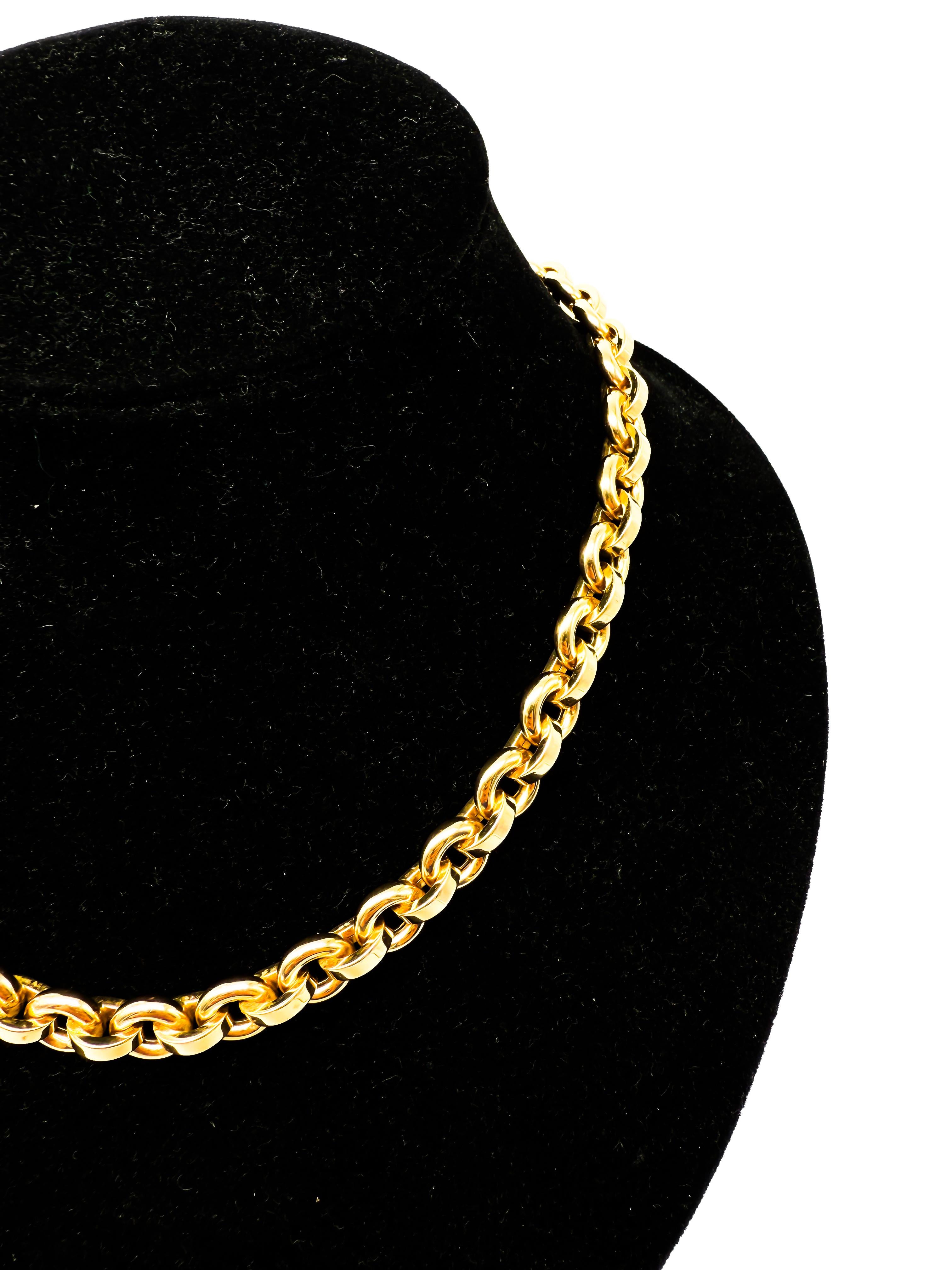 Moderno Collana Chopard in oro giallo 18 carati (oro 750) in vendita