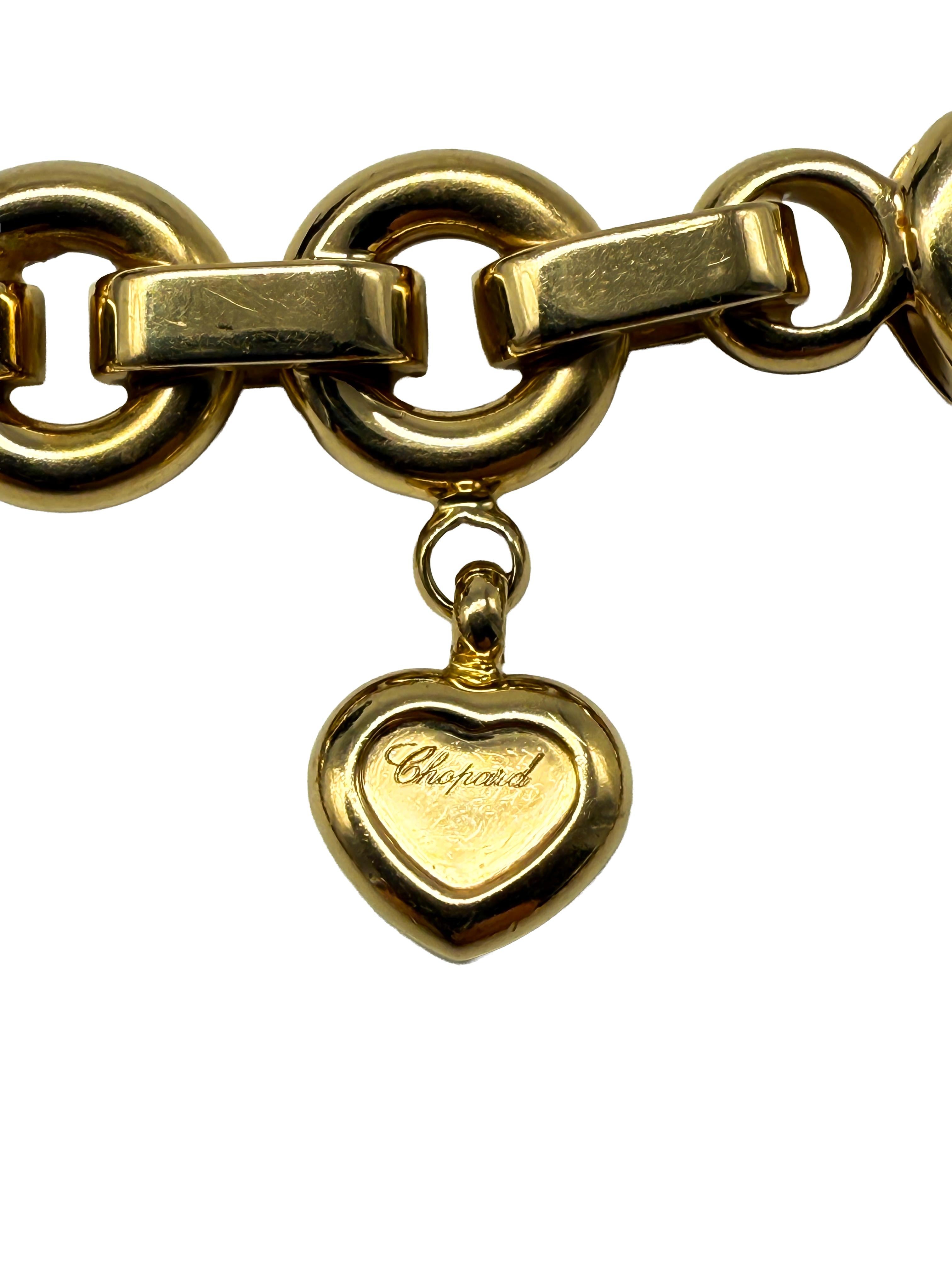 Collana Chopard in oro giallo 18 carati (oro 750) in vendita 1