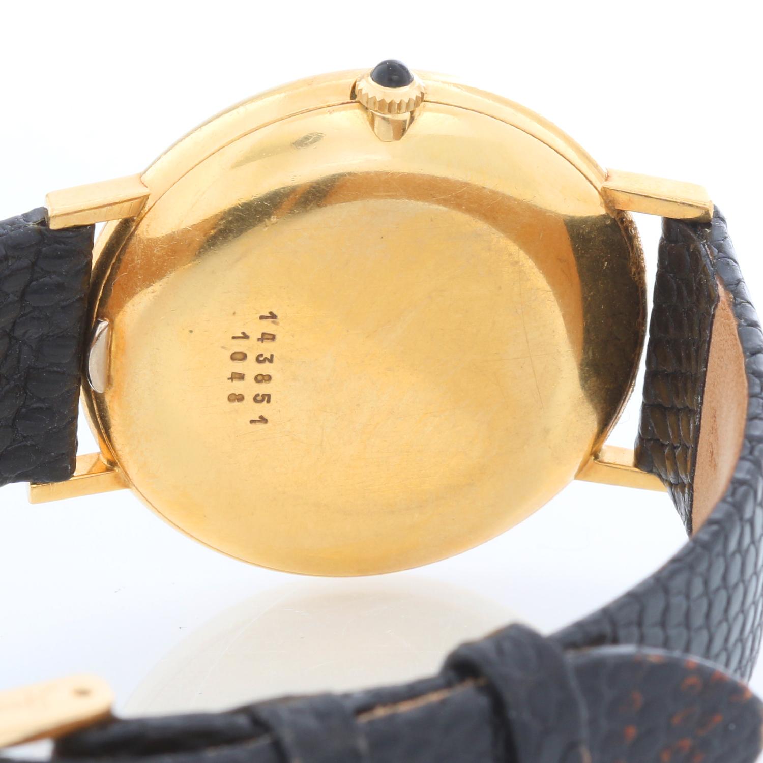 Chopard 18 Karat Gelbgold Tiffany Zifferblatt Uhr Herren