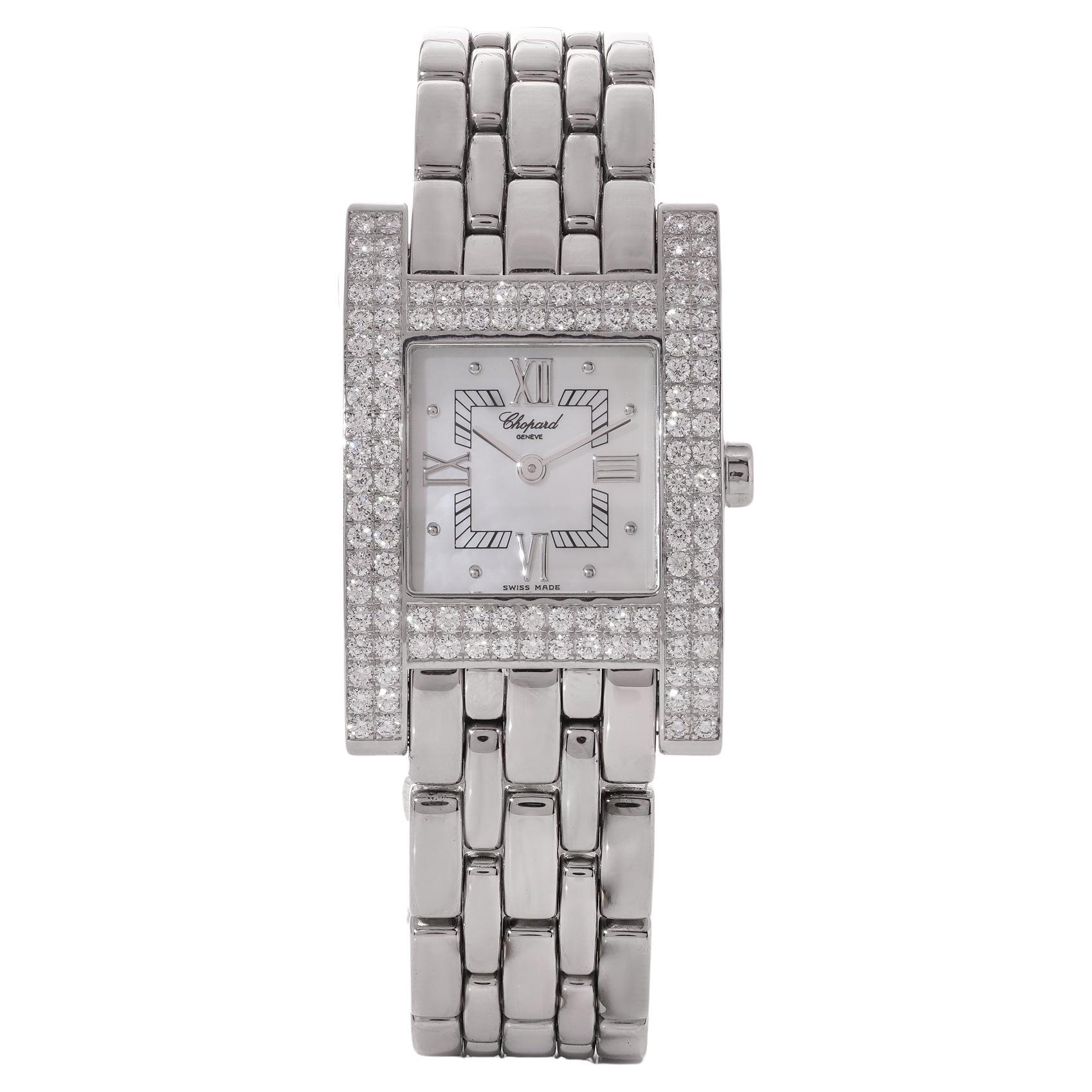 Chopard 18kt. white gold Quartz ladies' wristwatch with BOX and PAPERS For Sale