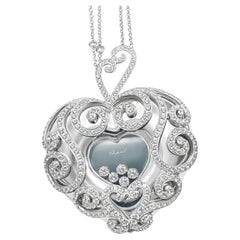 Chopard 5.80 Carat Diamond Heart Necklace