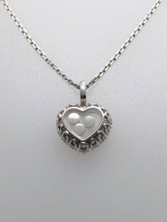 Chopard .69 Carat, Happy Heart Diamond Pendant