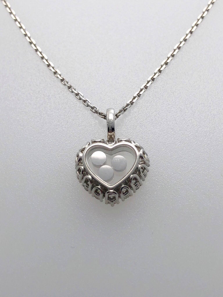 Chopard .69 Carat, Happy Heart Diamond Pendant at 1stDibs | chopard ...