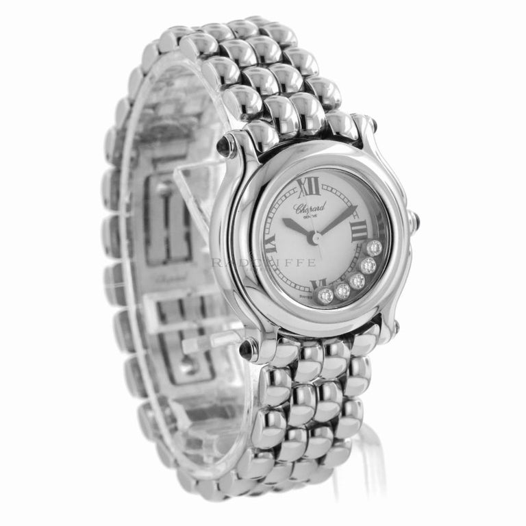 chopard floating diamond watch