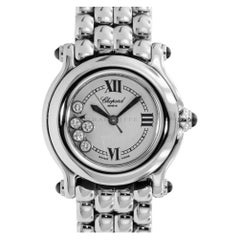 chopard ladies watch floating diamonds Chopard 8245 Happy Sport Floating Diamonds Stainless Steel Quartz Ladies Watch