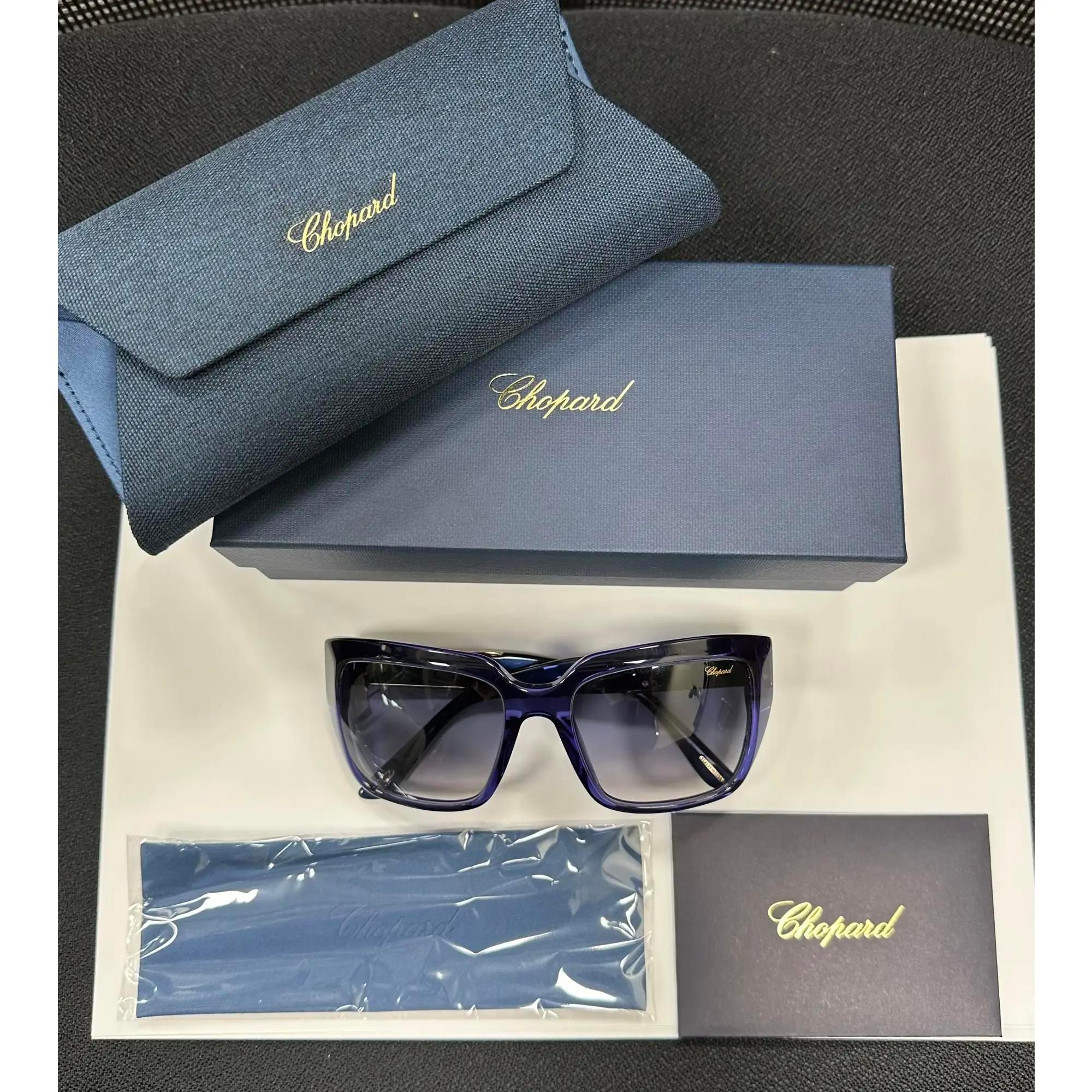 Chopard Acetate Blue/Purple Transparent Gr. Lenses Sunglasses 95221-0222 For Sale 1