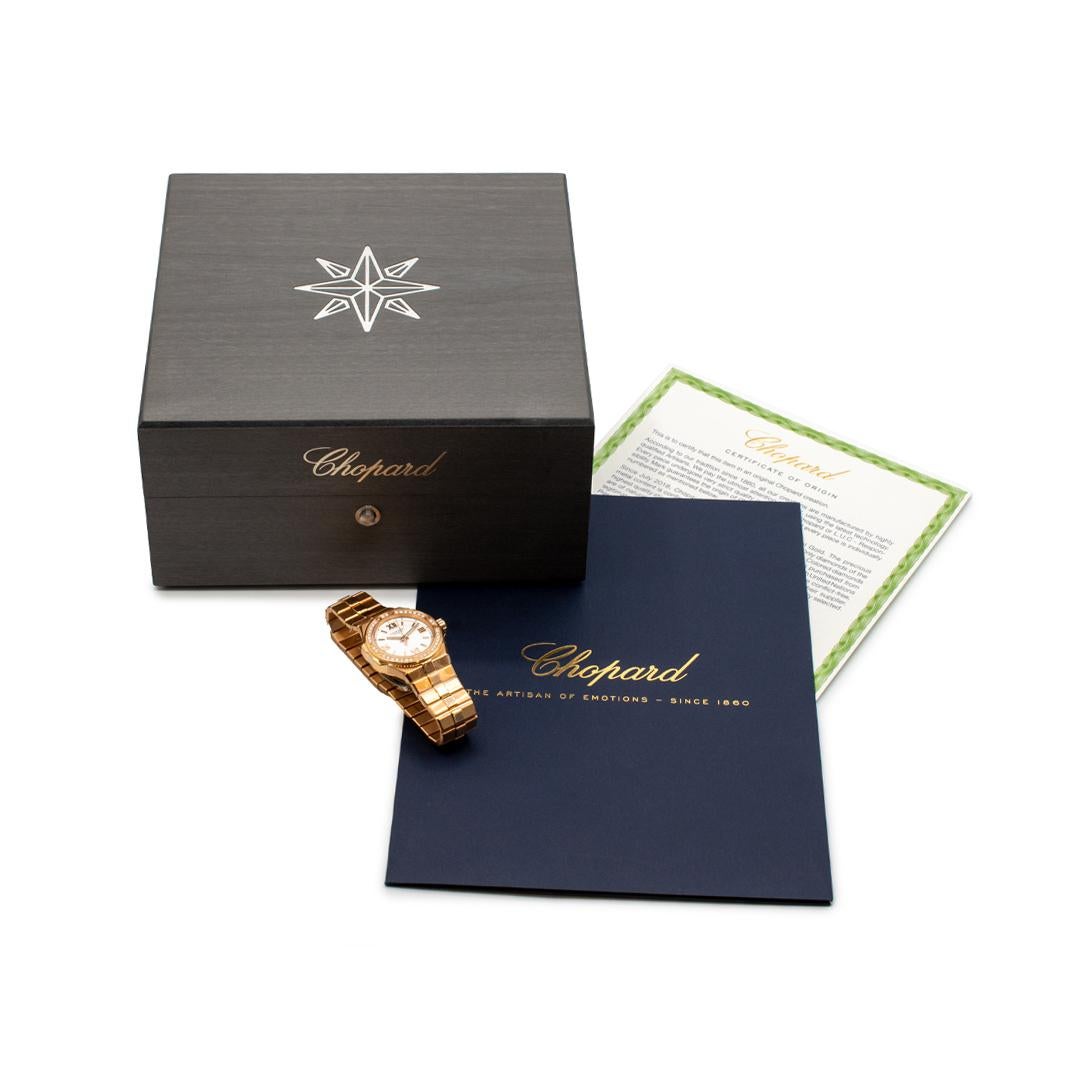 Chopard Alpine Eagle Small 18K Rose Gold Diamant Damenuhr 295384-5001 2