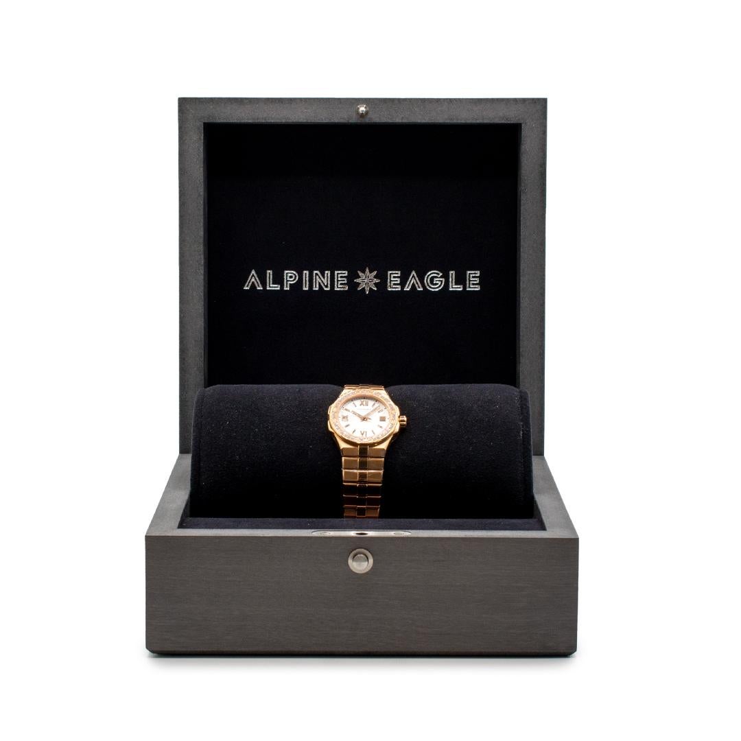 Chopard Alpine Eagle Small 18K Rose Gold Diamant Damenuhr 295384-5001 3