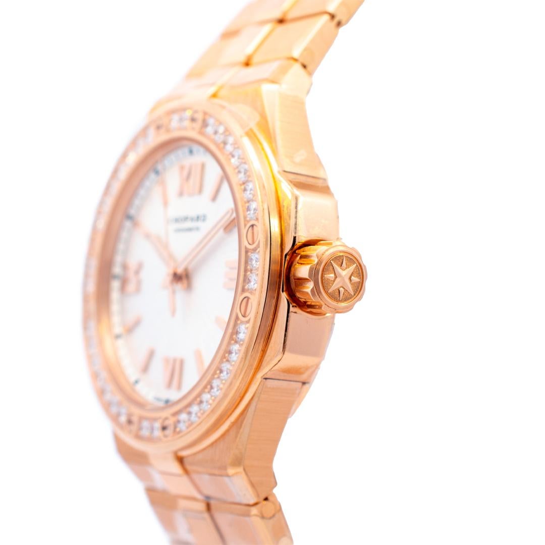 Women's Chopard Alpine Eagle Small 295384-5001 33MM in 18K Rose Gold Ladies Watch