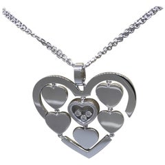 Chopard Amore Hearts 18 Karat Gold and Diamond Pendant Necklace 79/7220-1001